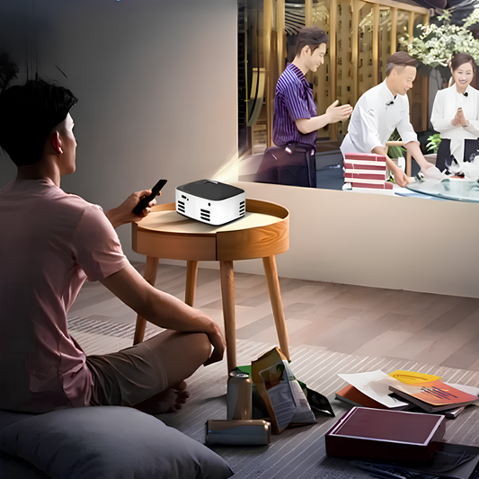 Shoptooly™ Outdoor Cinema – Compact Wireless Projector